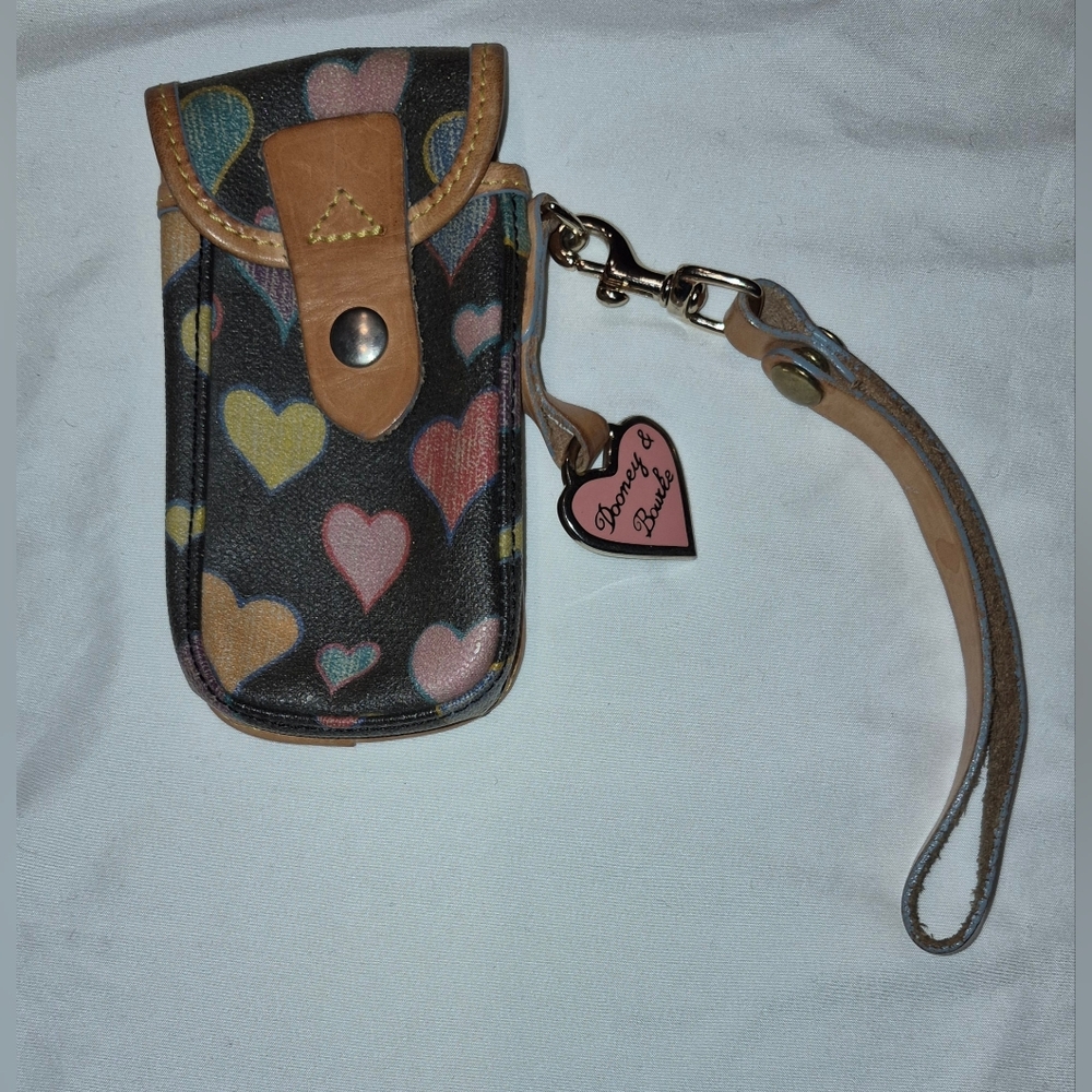 Heart Pattern Phone Case with Strap - image 1